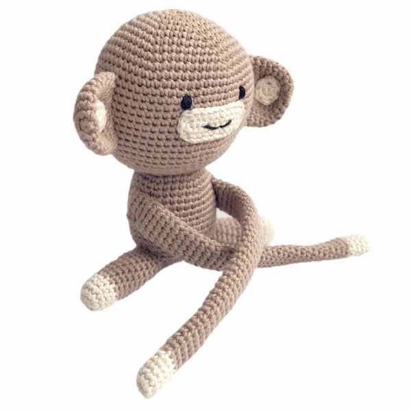 オーガニックコットン あみぐるみ Monkey