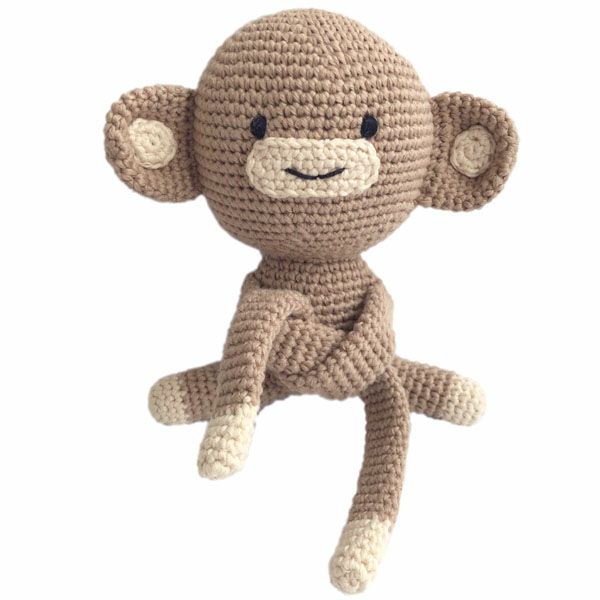オーガニックコットン あみぐるみ Monkey