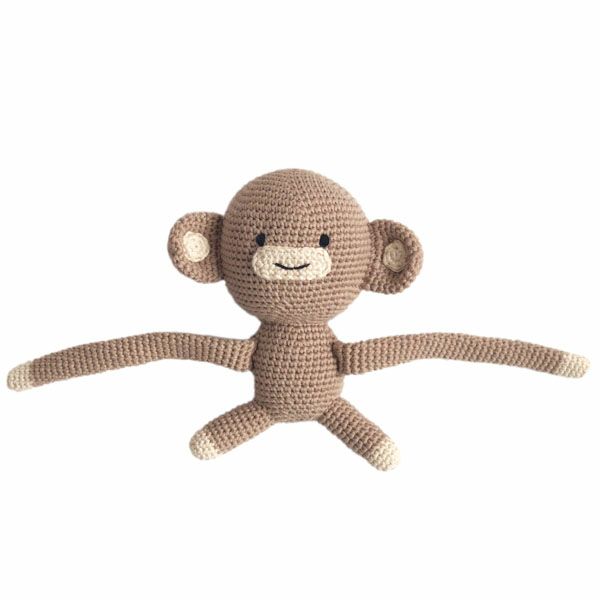 オーガニックコットン あみぐるみ Monkey
