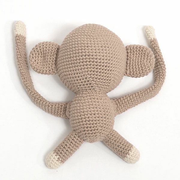 オーガニックコットン あみぐるみ Monkey