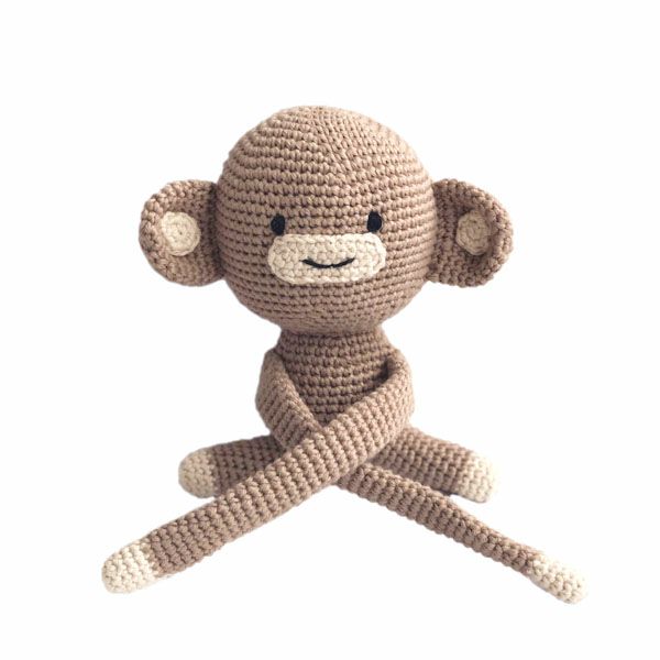 オーガニックコットン あみぐるみ Monkey