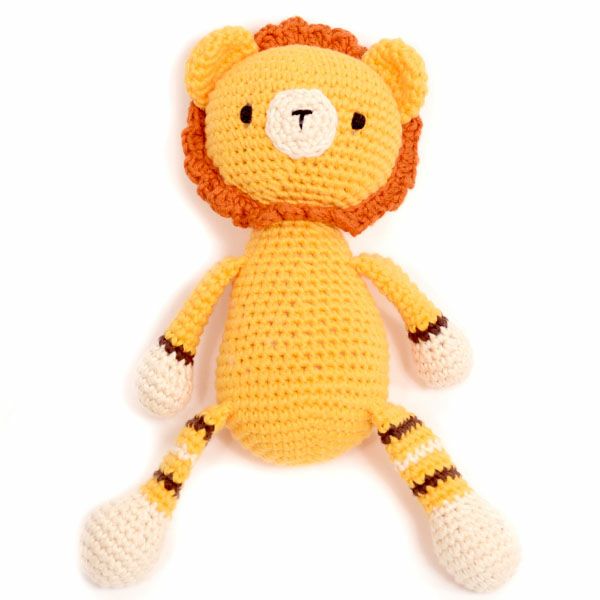 オーガニックコットン あみぐるみ Lion