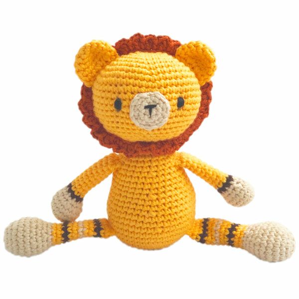 オーガニックコットン あみぐるみ Lion