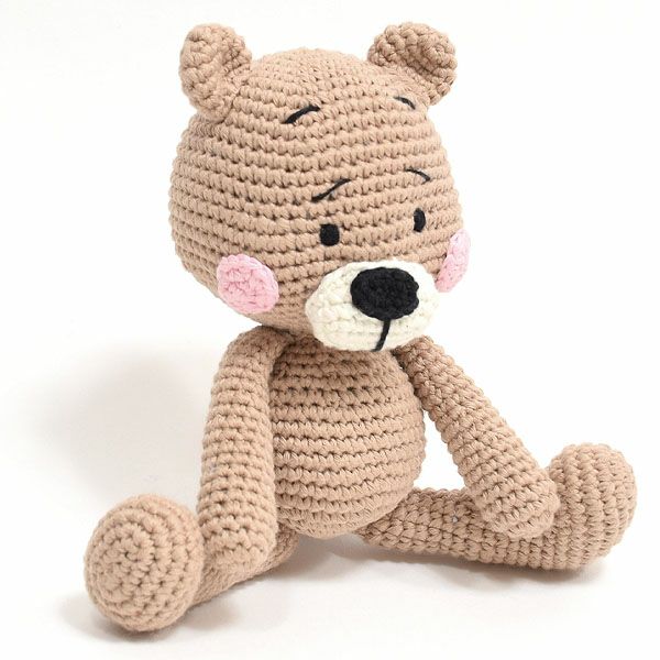 オーガニックコットン あみぐるみ Teddy Bear