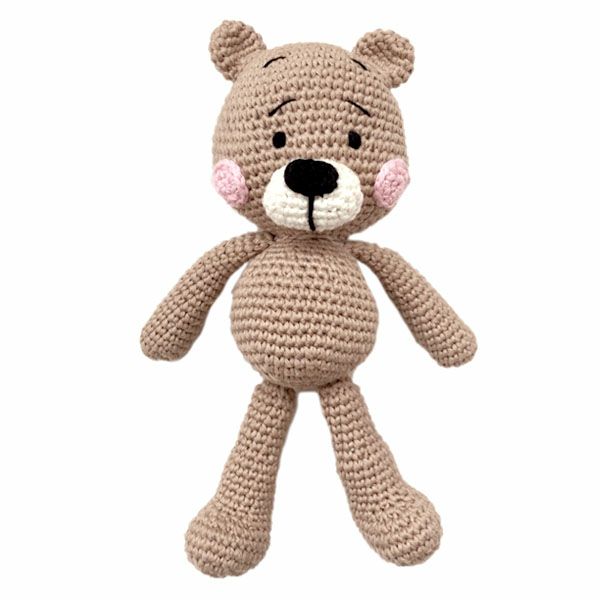 オーガニックコットン あみぐるみ Teddy Bear