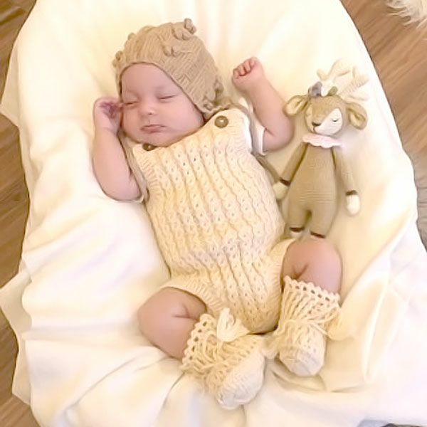 オーガニックコットン あみぐるみ Baby Deer