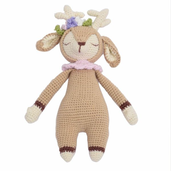 オーガニックコットン あみぐるみ Baby Deer