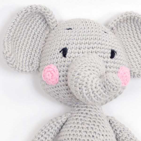 オーガニックコットン あみぐるみ Elephant