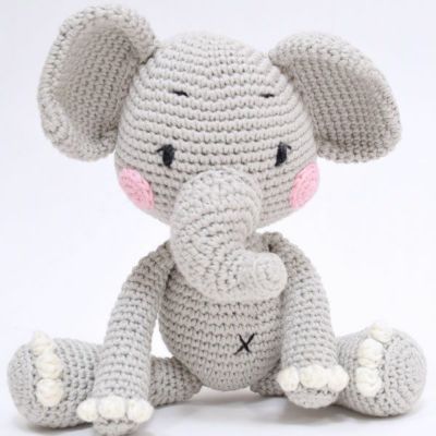 オーガニックコットン あみぐるみ Elephant