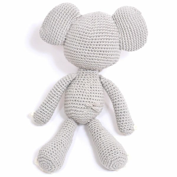 オーガニックコットン あみぐるみ Elephant