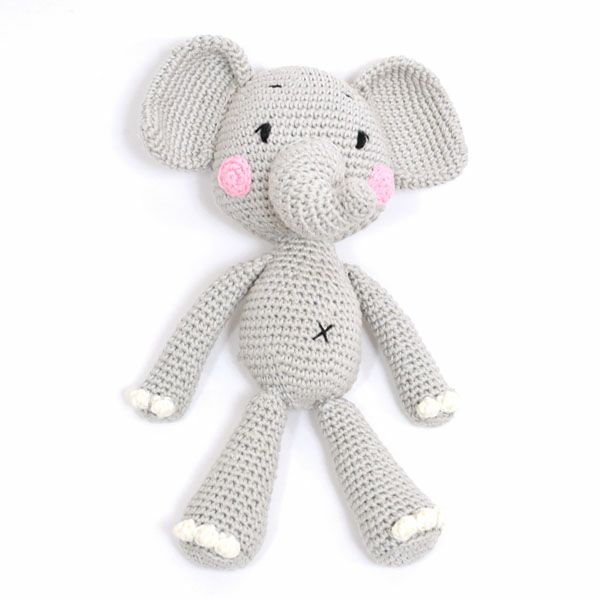 オーガニックコットン あみぐるみ Elephant