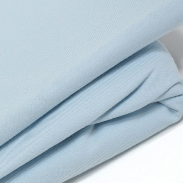 オーガニックコットン Jerseyフィットシーツ Hellblau 100×200