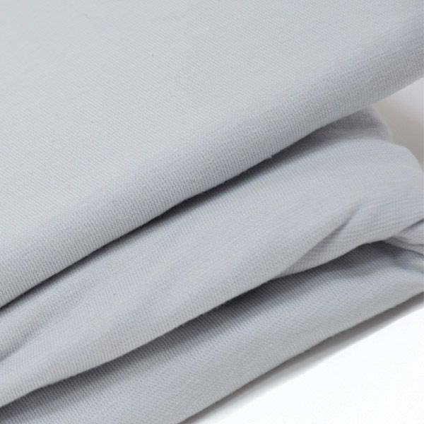 オーガニックコットン Jerseyフィットシーツ Grau 100×200