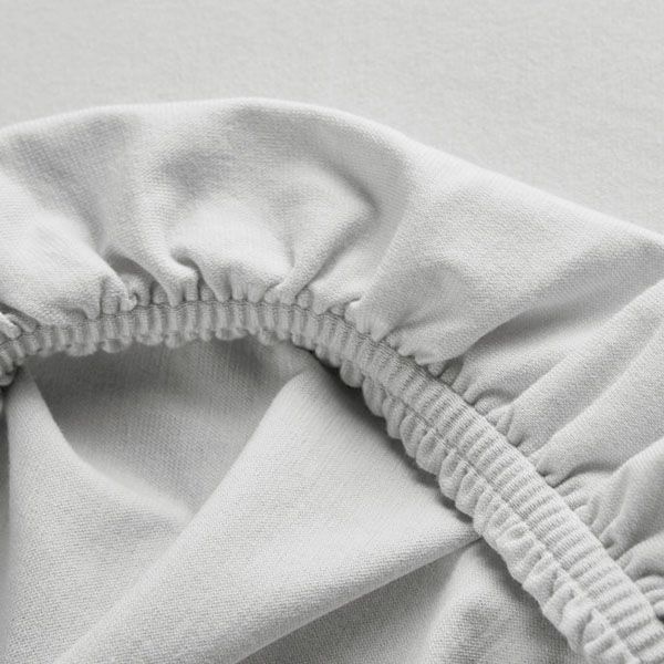 オーガニックコットン Jerseyフィットシーツ Grau 100×200
