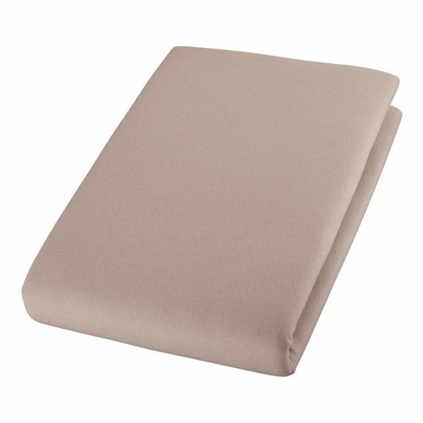 オーガニックコットン Jerseyフィットシーツ Sand 100×200