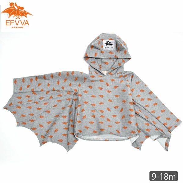 【SALE／80%OFF】オーガニックコットン ベビーフーディ GAMBION Grey 9-18