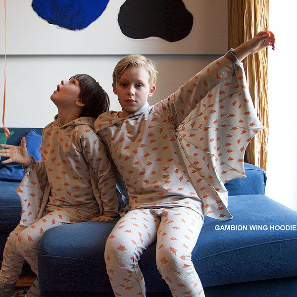 【SALE／80%OFF】オーガニックコットン ベビーフーディ GAMBION Grey 9-18