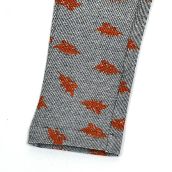 【SALE／50%OFF】オーガニックコットン ベビーストレッチパンツ GAMBION Grey 9-18