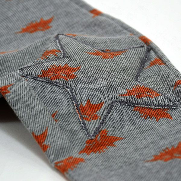 【SALE／50%OFF】オーガニックコットン ベビーストレッチパンツ GAMBION Grey 9-18