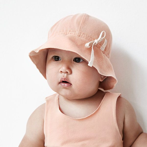 オーガニックコットン ベビー サンハット