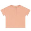 オーガニックコットン ベビー ヘンリーネックTシャツ(半袖)