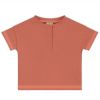 オーガニックコットン ベビー ヘンリーネックTシャツ(半袖)