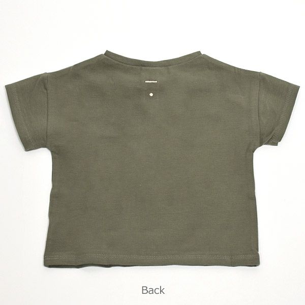 オーガニックコットン ベビー ヘンリーネックTシャツ(半袖)