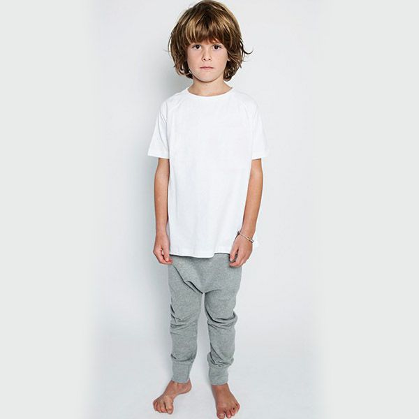 オーガニックコットン キッズ クルーネックTシャツ(半袖)