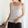 オーガニックコットン ナナリブカップ付きキャミソール