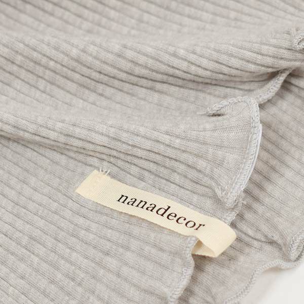 オーガニックコットン ナナリブカップ付きキャミソール