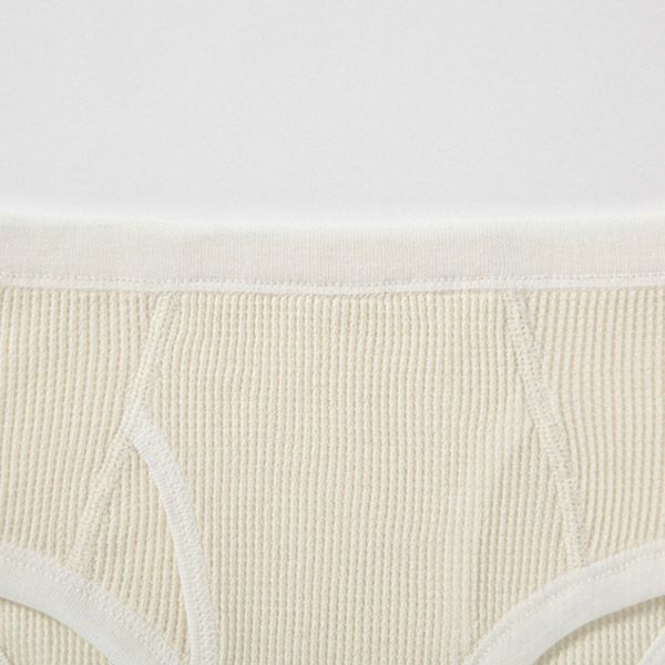 オーガニックコットン キッズ ワッフルブリーフ