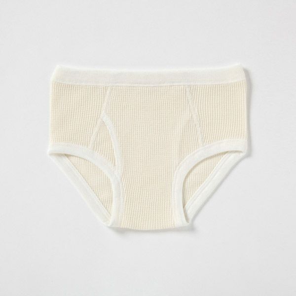 オーガニックコットン キッズ ワッフルブリーフ