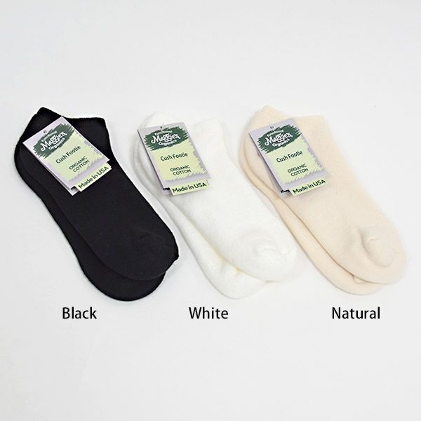 オーガニックコットン アンクルソックス Cush