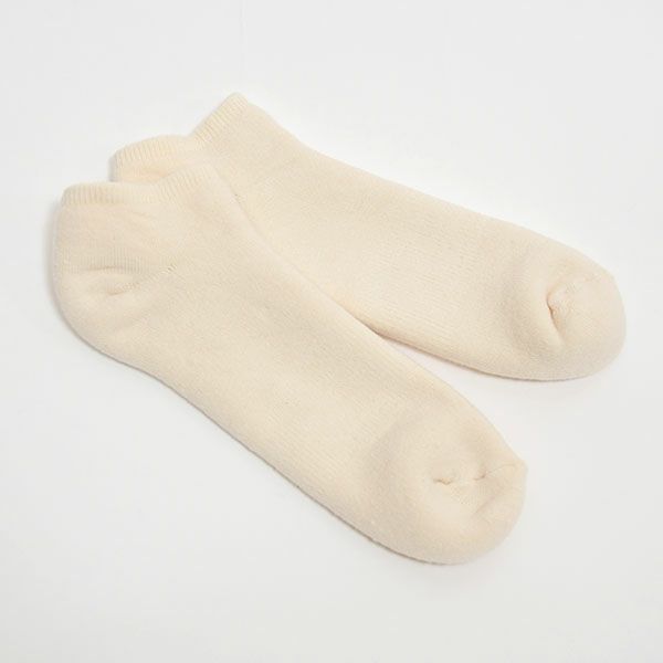オーガニックコットン アンクルソックス Cush