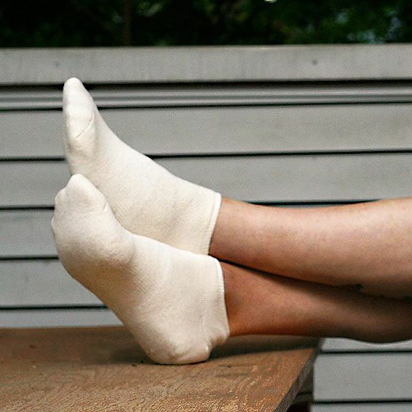 オーガニックコットン アンクルソックス Cush