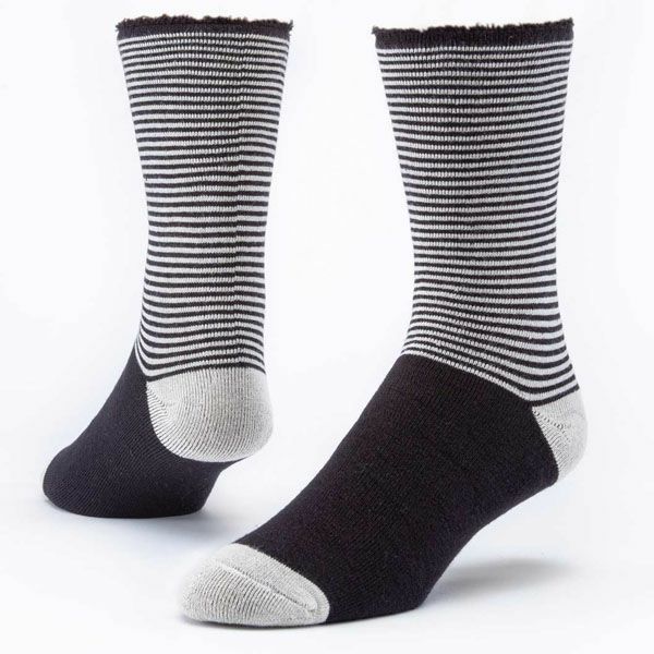 オーガニックコットン リカバリー クルーソックス Stripes