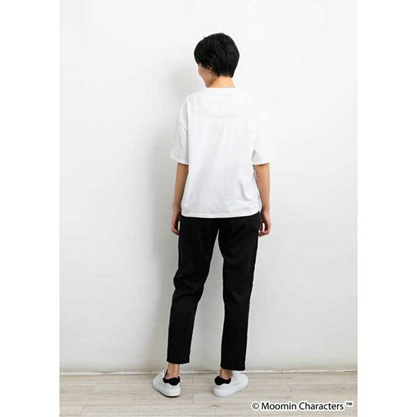 オーガニックコットン ムーミン＆ノンノTシャツ(半袖) ホワイト M