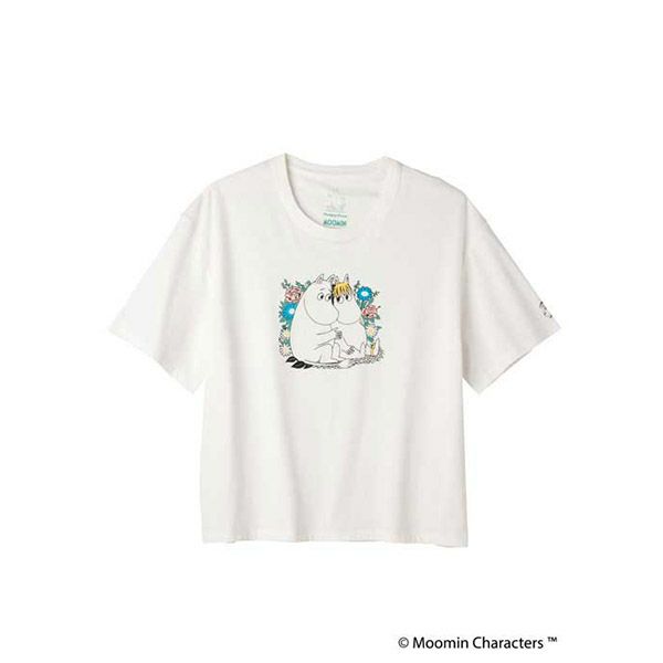 オーガニックコットン ムーミン＆ノンノTシャツ(半袖) ホワイト M