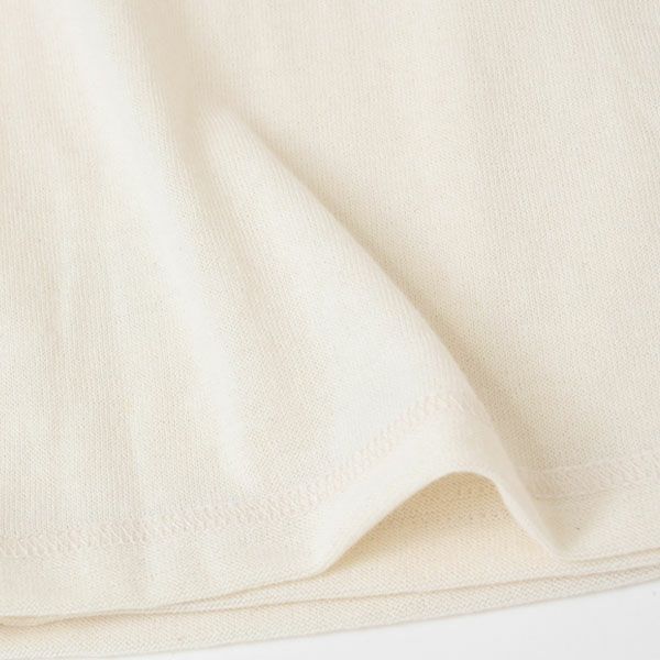 オーガニックコットン ベビー吊天竺中肌着 ナチュラル 50-70