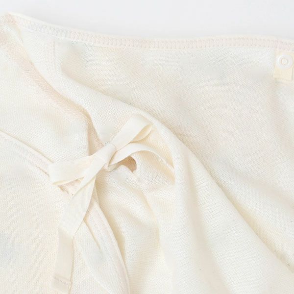 オーガニックコットン ベビー吊天竺コンビオール ナチュラル 50-70