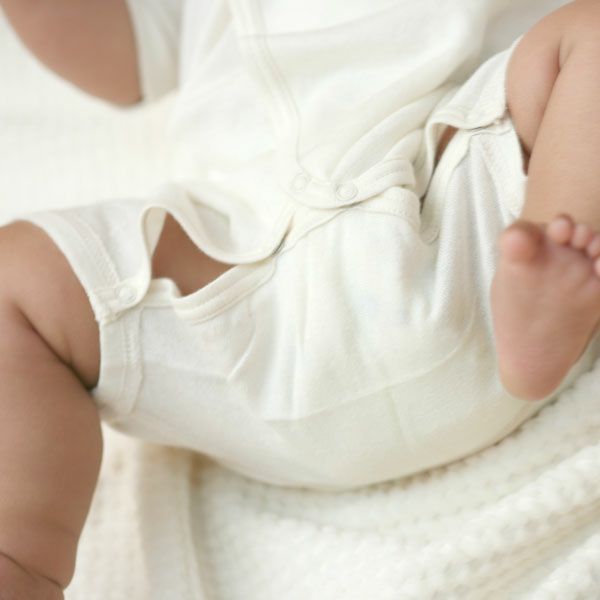 オーガニックコットン ベビー吊天竺コンビオール ナチュラル 50-70