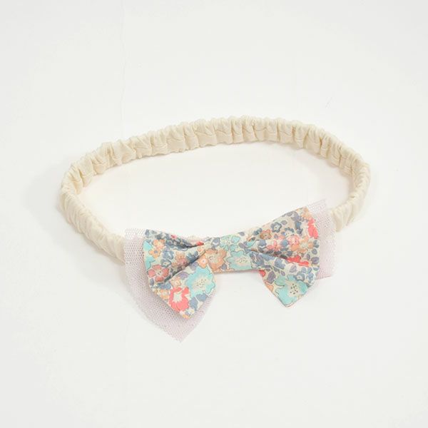 オーガニックコットン ベビーヘッドドレス リバティ