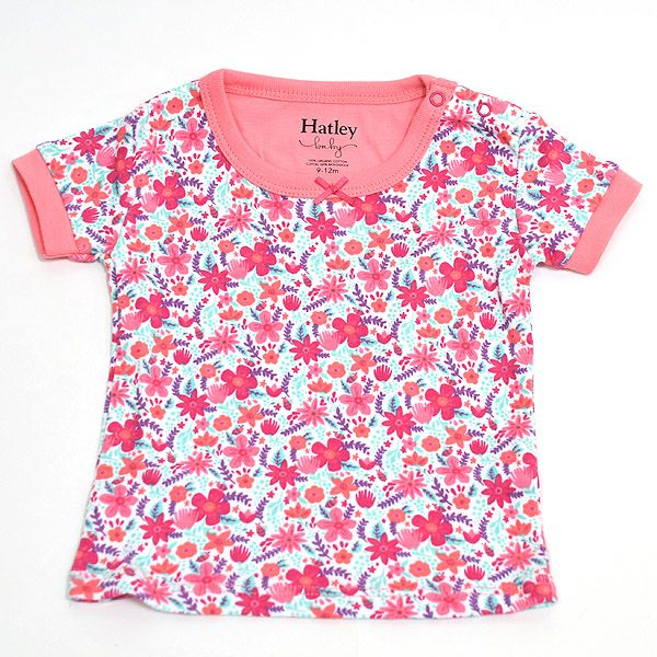 オーガニックコットン ベビーパジャマ（半袖）SummerGarden