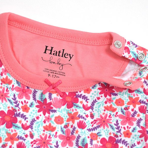 オーガニックコットン ベビーパジャマ（半袖）SummerGarden