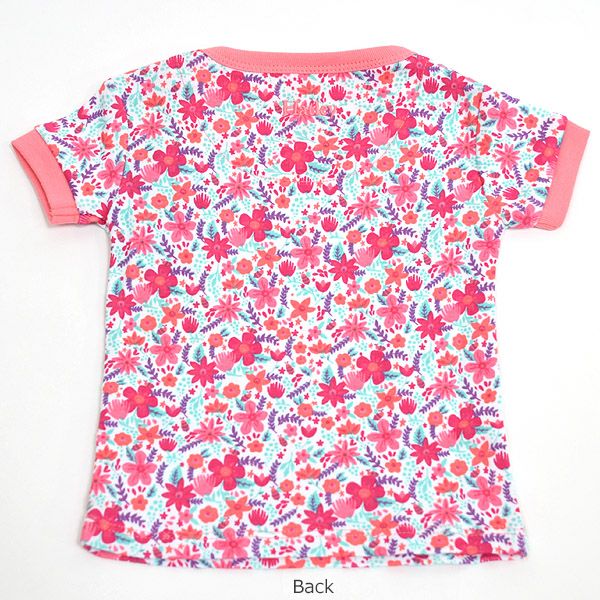 オーガニックコットン ベビーパジャマ（半袖）SummerGarden