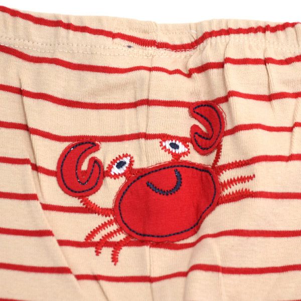 オーガニックコットン ベビーパジャマ（半袖）BottledShips