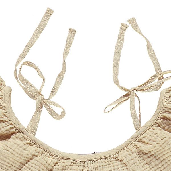 オーガニックコットン ベビーオフショルダードレス Birgita