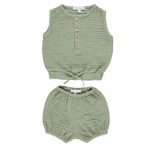オーガニックコットン ベビータンクトップ＆ブルマ Otto Elis