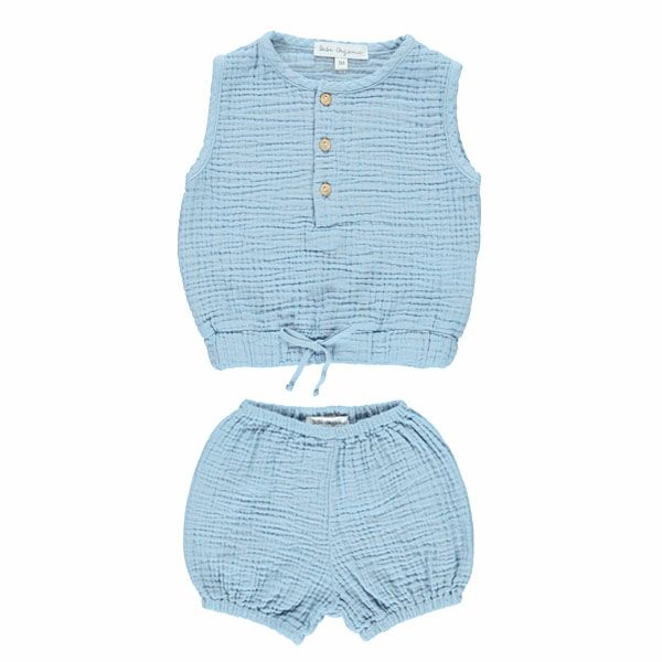 オーガニックコットン ベビータンクトップ＆ブルマ Otto Elis