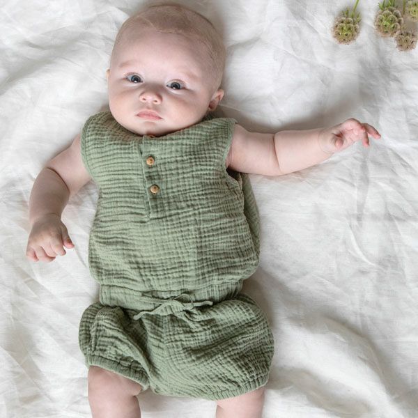 オーガニックコットン ベビータンクトップ＆ブルマ Otto Elis